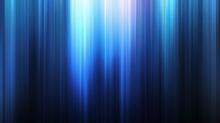 Abstract Blue Light Rays in Motion with Stripes