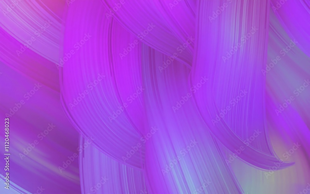 Poster purple abstract art flowing curves a gradient texture background design