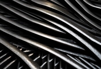 Fototapeta premium stunning close imagery showcasing intricate details raw metal surface pleasing patterns, antique, brushed, polished, shiny, texture, industrial, design