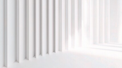 Fototapeta premium Clean White Wall Texture Background for Design and Photography Use