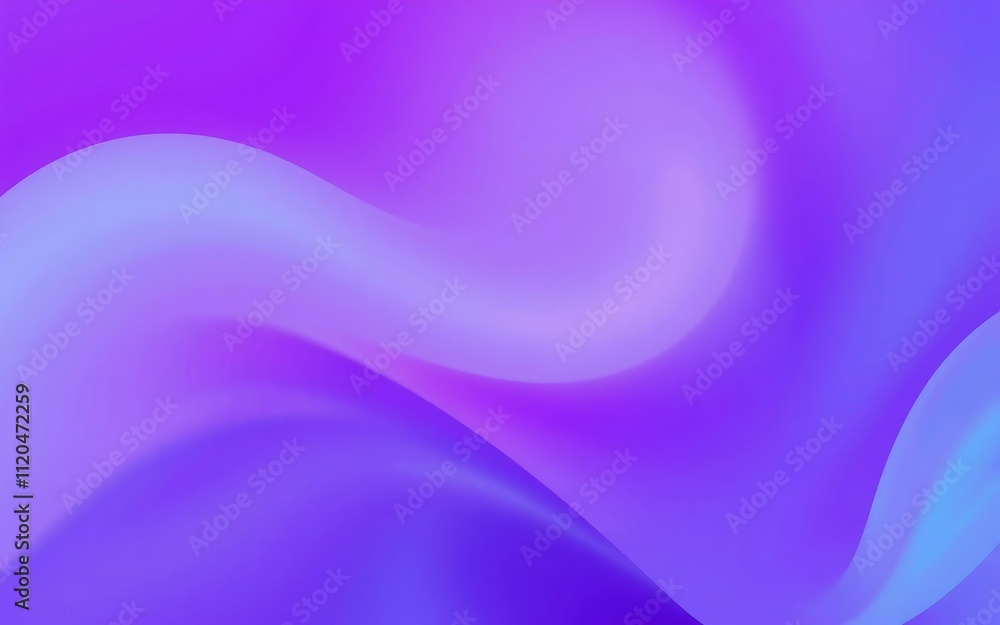 Poster smooth purple abstract flowing gradient background design waves curves texture