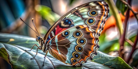 butterfly on a leaf