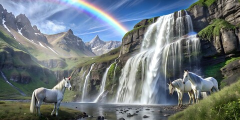 landscape in the mountains