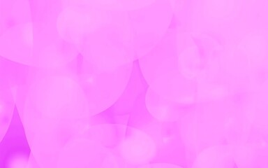 Fototapeta premium Soft vibrant blurred pink bokeh background with gentle circular lights and subtle magenta hues, concept for romantic invitations, beauty product marketing and feminine design projects