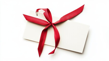 A simple blank tag with a string, ready for customization.


