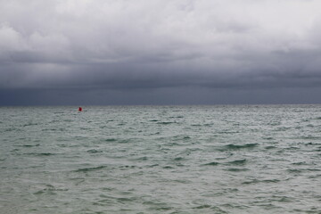 The ocean before the storm