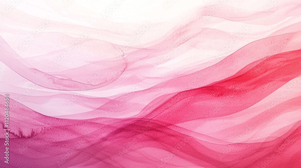 Poster soft layers of light red intertwine in a gentle dance, evoking feelings of warmth and calm. this abs