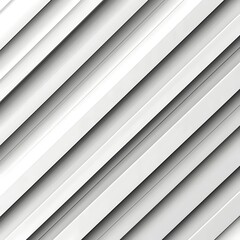 Obraz premium A minimalist pattern of white diagonal stripes creating a sleek and modern aesthetic. The interplay of light and shadow adds depth to the smooth surface.