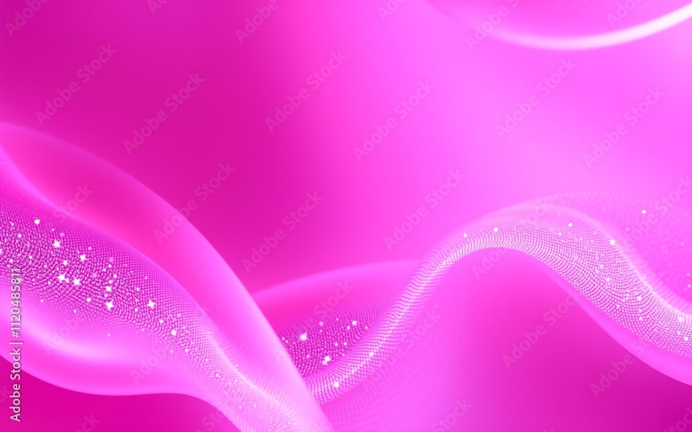 Aufkleber sparkling pink abstract wave design light gradient texture background