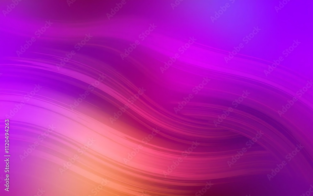 Poster vibrant purple abstract background swirling gradient waves smooth texture color curves