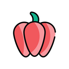 Bell Pepper vector icon