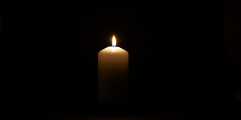 candle, candles, black background, death, grief, loss