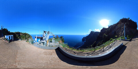 Santana Cable Car, Madeira, Portugal 360vr