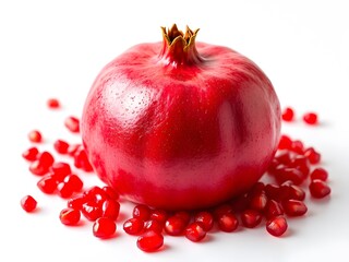 Vibrant Pomegranate with Seeds.