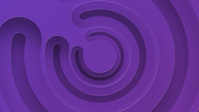 Clean Abstract Animated Rings Background