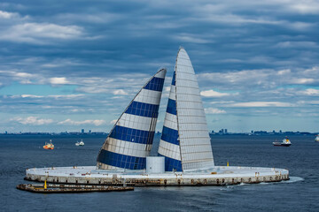 Tokyo Bay .Wind Tower