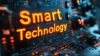 Smart Technology Banner Illustrating Home Integration and Energy Efficiency Concepts