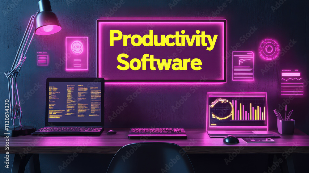 Poster ai-driven productivity software tools for enhanced task management and efficiency
