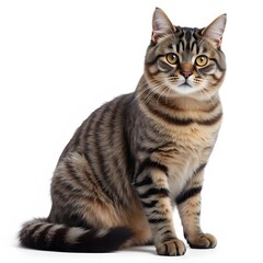 Fototapeta premium Playful Kitten Leaping - Cute Cat Photo