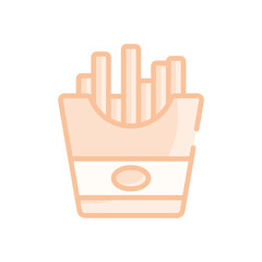 French Fries vector icon