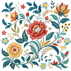 Decorative Vintage Botanical Floral Art