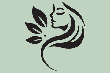 Vector Illustration of Monogram Beauty logo.