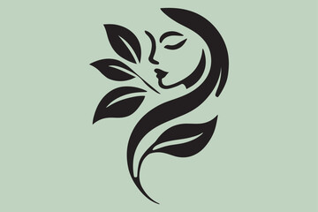 Vector Illustration of Monogram Beauty logo.