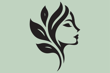 Vector Illustration of Monogram Beauty logo.