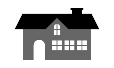 building home icon vector