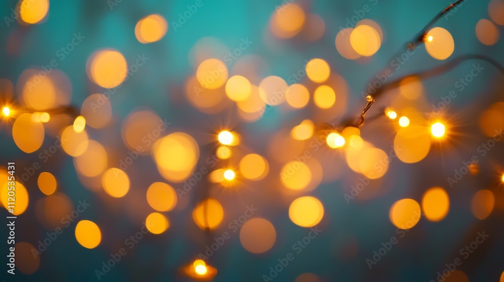 Fototapete Detailed view of a circuit board displaying intricate pathways highlighted by alternating green and gold lights, showcasing tiny resistors and capacitors in sharp focus