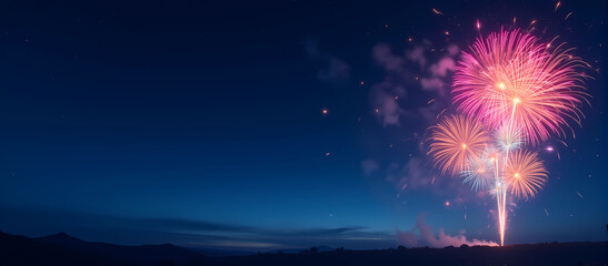 fireworks in the sky, generative ai