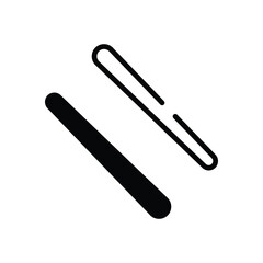 Chopsticks vector icon