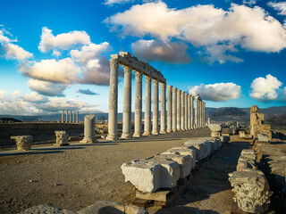 Ruins of the ancient town of Laodikeia is one of the cities of Anatolia in the 1st century BC....
