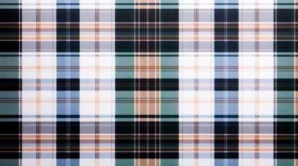A colorful plaid pattern with various intersecting lines.