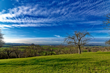 cold winter sunny morning in Bovaria