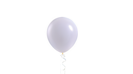 white balloon isolated on white