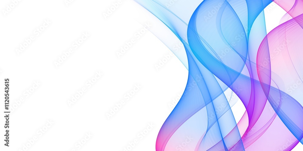 Poster colorful smooth gradient modern curve dynamic background