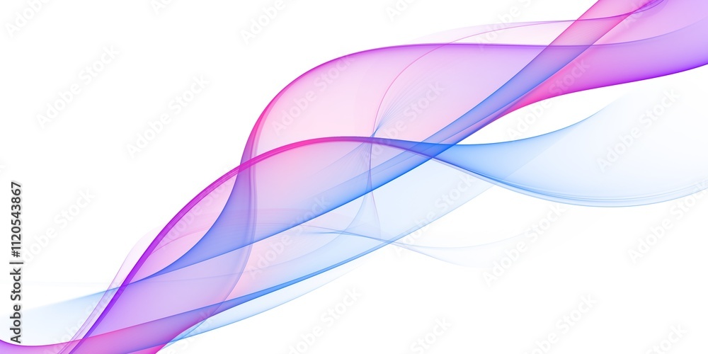 Poster colorful smooth gradient modern curve dynamic background