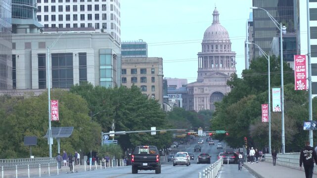 Capital view from Congress Ave in Austin, Texas 12/1/2024