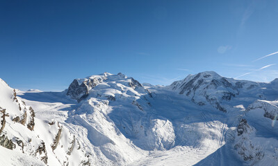 Obraz premium A day in Gornergrat, Switzerland