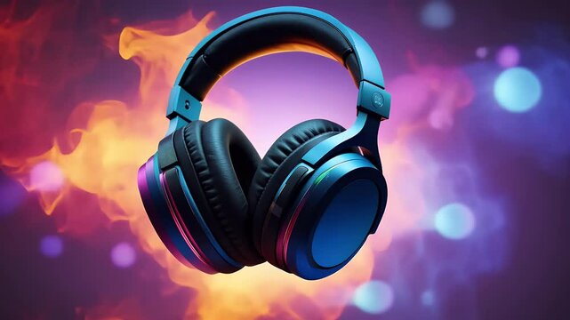 splash smoke stereo ready sound vibrant flow loud colorful exploding light festive adphones pulse beats effects music party