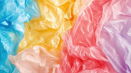 Obraz premium Colorful plastic bags pattern