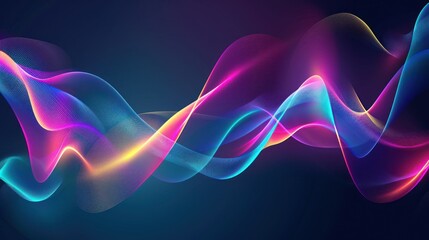 Naklejka premium Abstract Colorful Waves