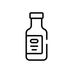 Olive Oil Bottle vector icon