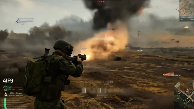 Battlefield 2042 Intense Gameplay: First Person Shooter Action