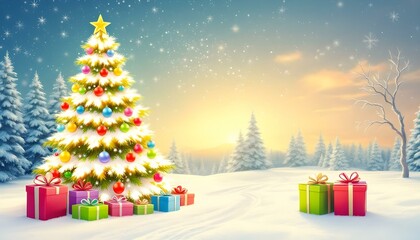 Obraz premium Christmas Background and Wallpapers