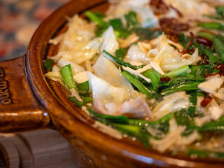 とても美味しいもつ鍋