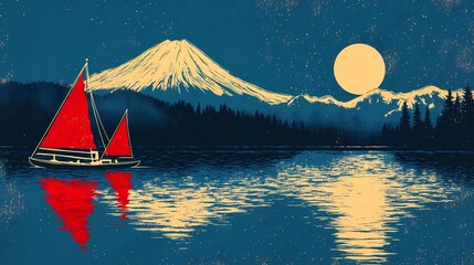 Surreal Japanese fantasy scene with torii gates and spirit mists, ideal for mythological visuals and folklore-based concept designs.