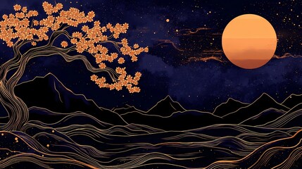 Surreal Japanese fantasy scene with torii gates and spirit mists, ideal for mythological visuals and folklore-based concept designs.