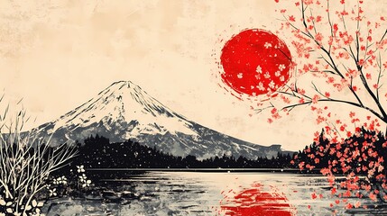 Surreal Japanese fantasy scene with torii gates and spirit mists, ideal for mythological visuals and folklore-based concept designs.